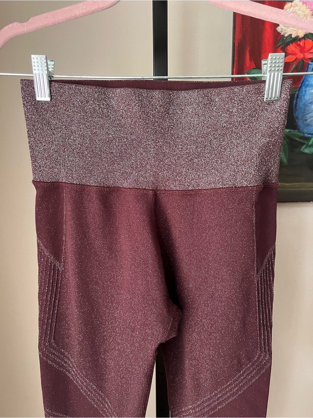 Athleta twilight Shimmer High-Waist Leggings - Sparkling Plum - Picture 3 of 7